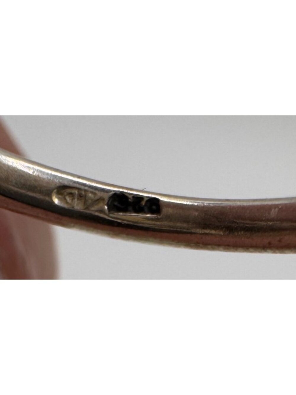 925 Sterling Silver Amber Wrap Ring A.D Signed Size 7.25 Artisan - Picture 8 of 12